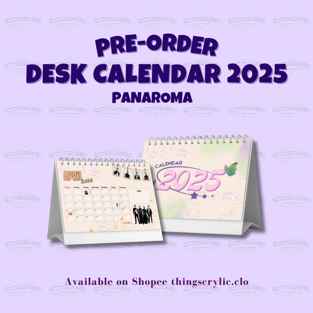 

- DESK CALENDAR 2025 PANAROMA A5 - KALENDER MEJA 2025 A5