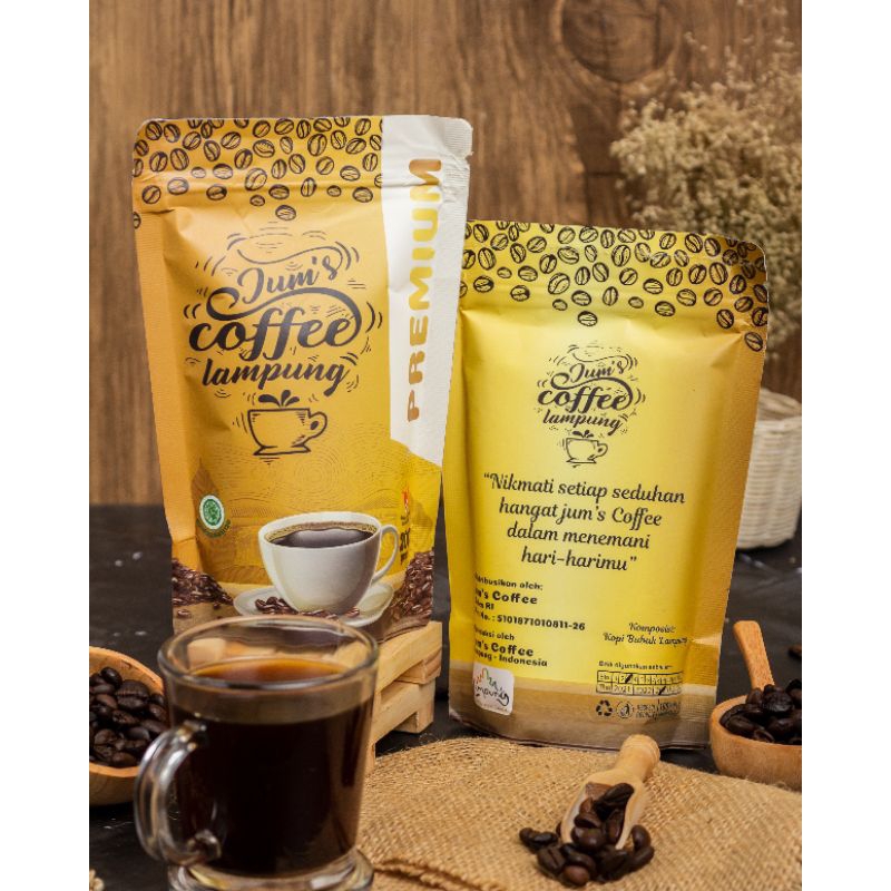 

Jum's Coffee-Kopi Bubuk Robusta Lampung-Petik Merah-200gr