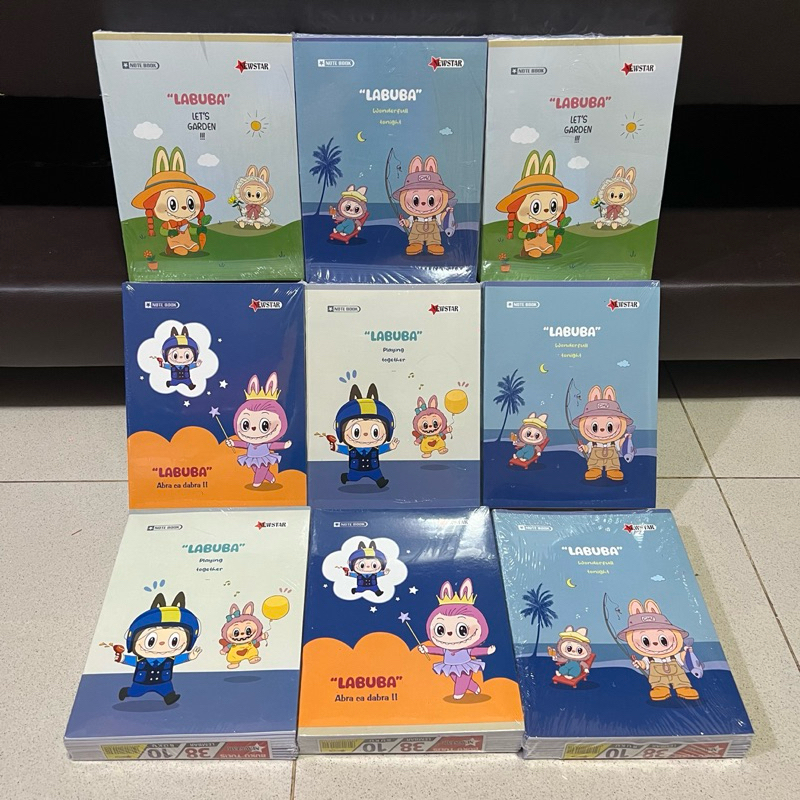 

BUKU TULIS LABUBU 38 LEMBAR MERK NEWSTAR 1 PAK ISI 10 PCS BUKU TULIS ANAK SEKOLAH MURAH