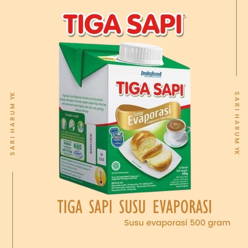 

Susu | Susu Evaporasi | Susu Evaporasi Tiga Sapi | Susu Tiga Sapi | Susu Evaporasi 500gram