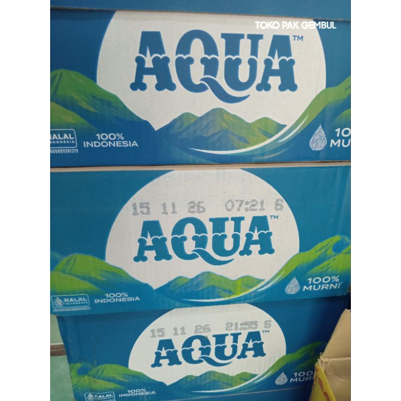 

Aqua Toko Pak Gembul Botol Mini 330ML