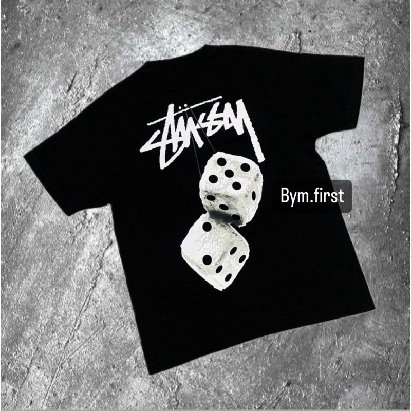 BYM KAOS STUSSY DADU KAOS STUSSY FLOWERS STUSSY PREMIUM