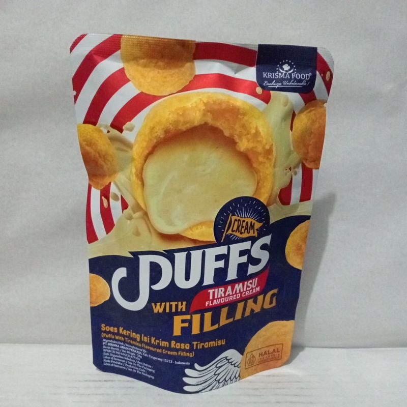 

Puffs Soes Kering Krim Rasa Tiramisu 28g