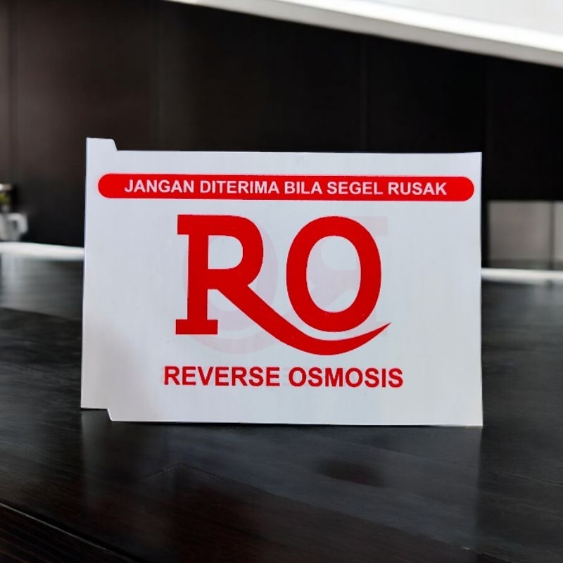 Segel Galon RO PUTIH NEW Tulisan Merah 200 Pcs