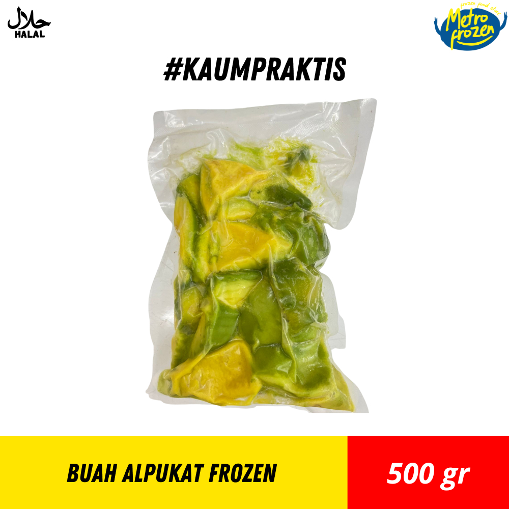 

BUAH Alpukat Frozen 500gr //alpukat kupas frozen //alpukat instan Bnajarmasin