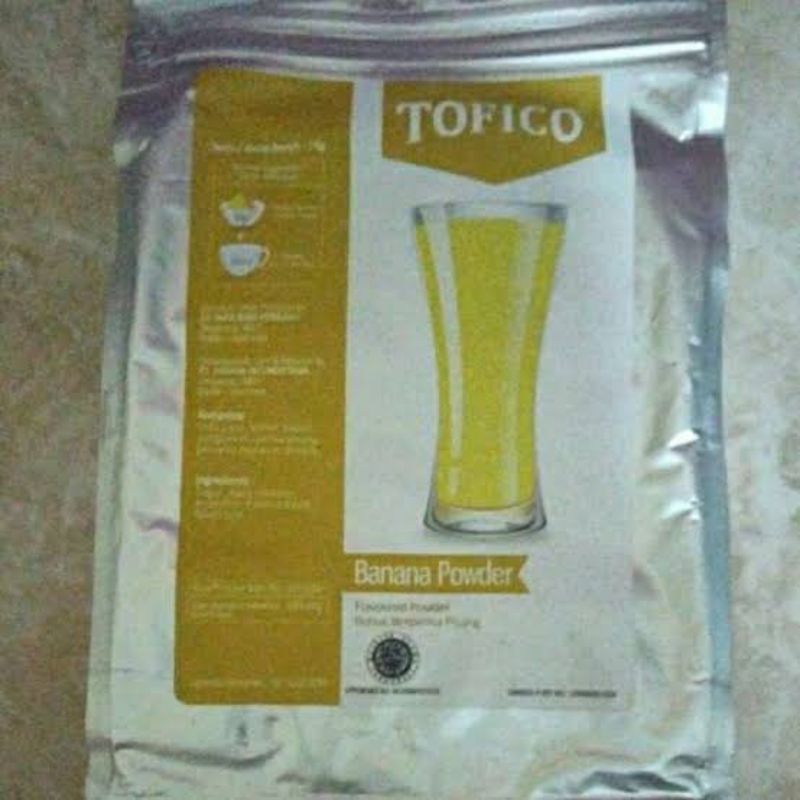 

Tofico Banana Powder Bubuk Rasa Pisang 1 kg