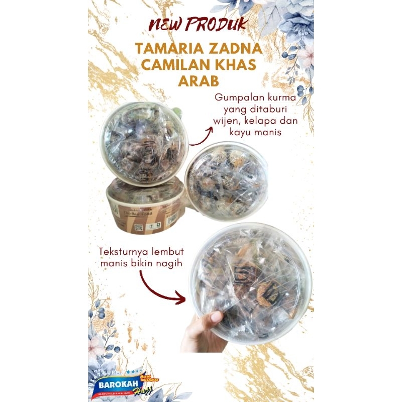 

Camilan Khas Arab/Tamaria Zadna Jajanan Timur Tengah 500gr