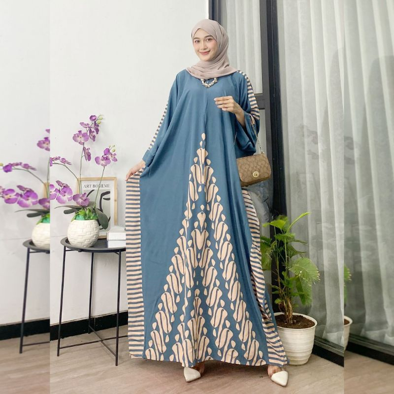 GROSIR KAFTAN JOGJA I KAFTAN SUPER JUMBOLD 170cm I DASTER LOWO TERMURAH