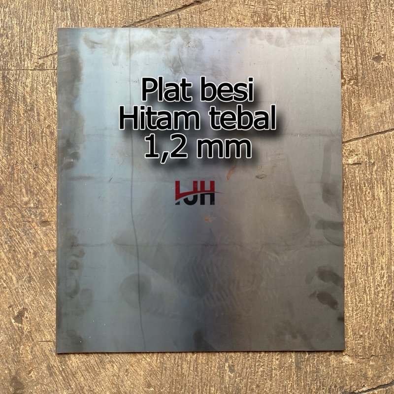 Plat besi hitam tebal 1,2 mm plat eser hitam plate polos SR11