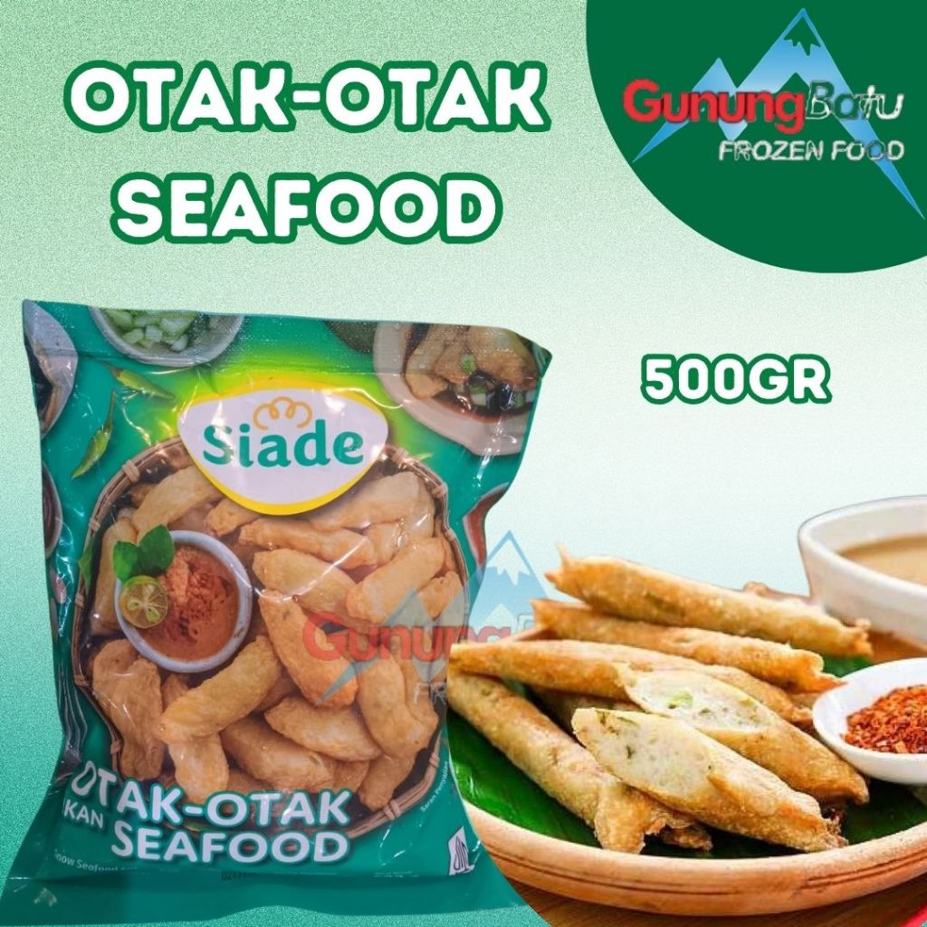 

SIADE OTAK-OTAK SEAFOOD IKAN OLAHAN 500GR