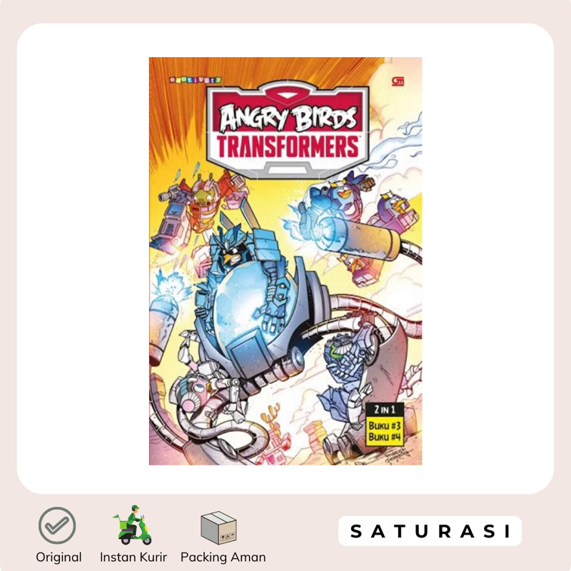 (Saturasi New) Komik Anak Angry Birds Transformers 2 - Komik Anak