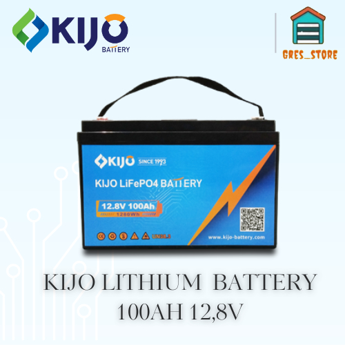 KIJO BATTERY LITHIUM 100AH 12,8V - BATERAI LITHIUM KIJO 100AH 12,8V ORIGINAL