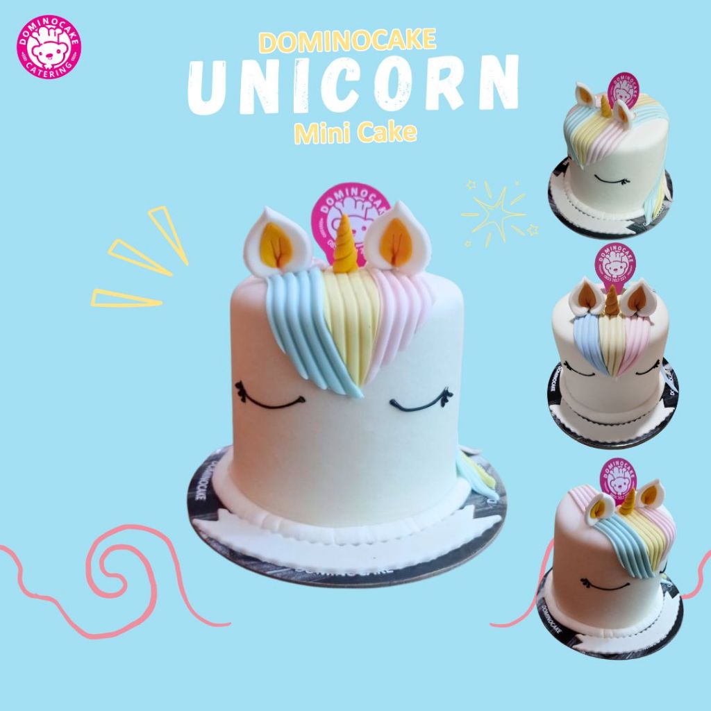 

Mini Cake - cake ultah mini - kue ulang tahun unicorn - kue ultah unicorn