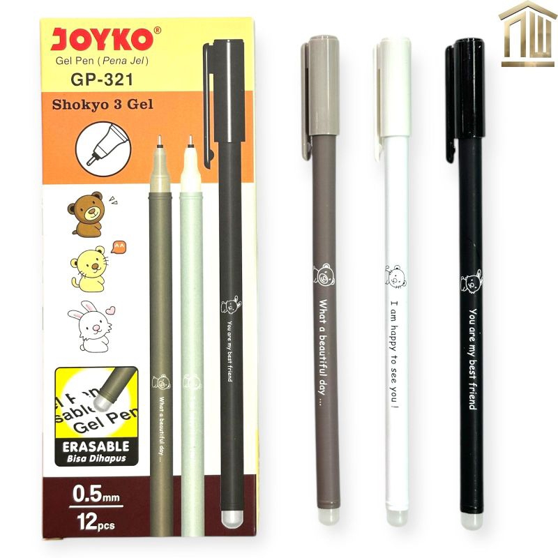 

Pulpen / Bolpoin / Pen / Pena GP-321 Shokyo Joyko ERASABLE (pack)