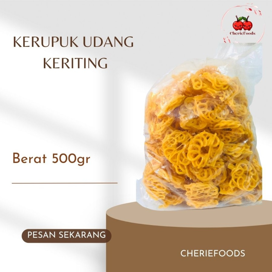 

Kerupuk Udang Bulat Kuning 500gram / Halal