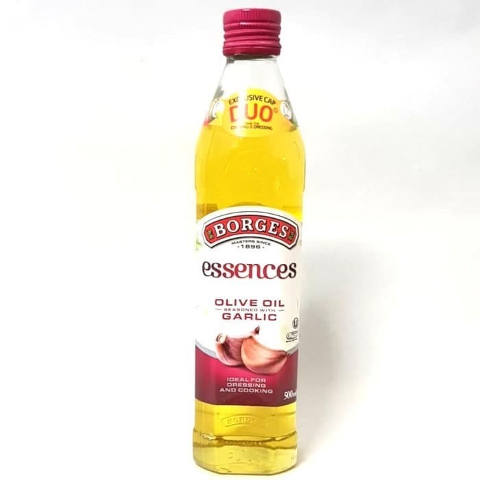 

BORGES Olive Oil with Garlic 500 ml Minyak Zaitun with Garlic