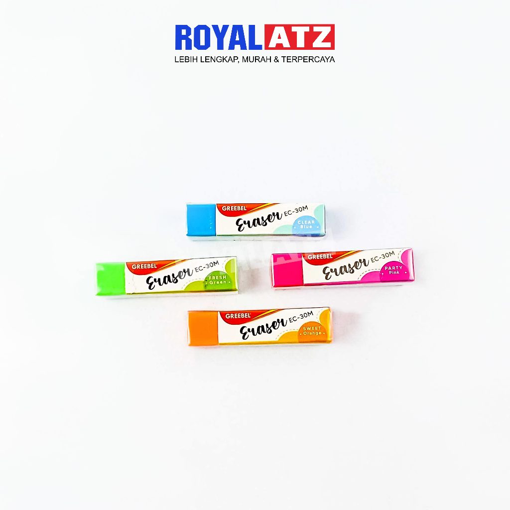 

Penghapus / Eraser Tipe EC-30M Warna Colorful Greebel