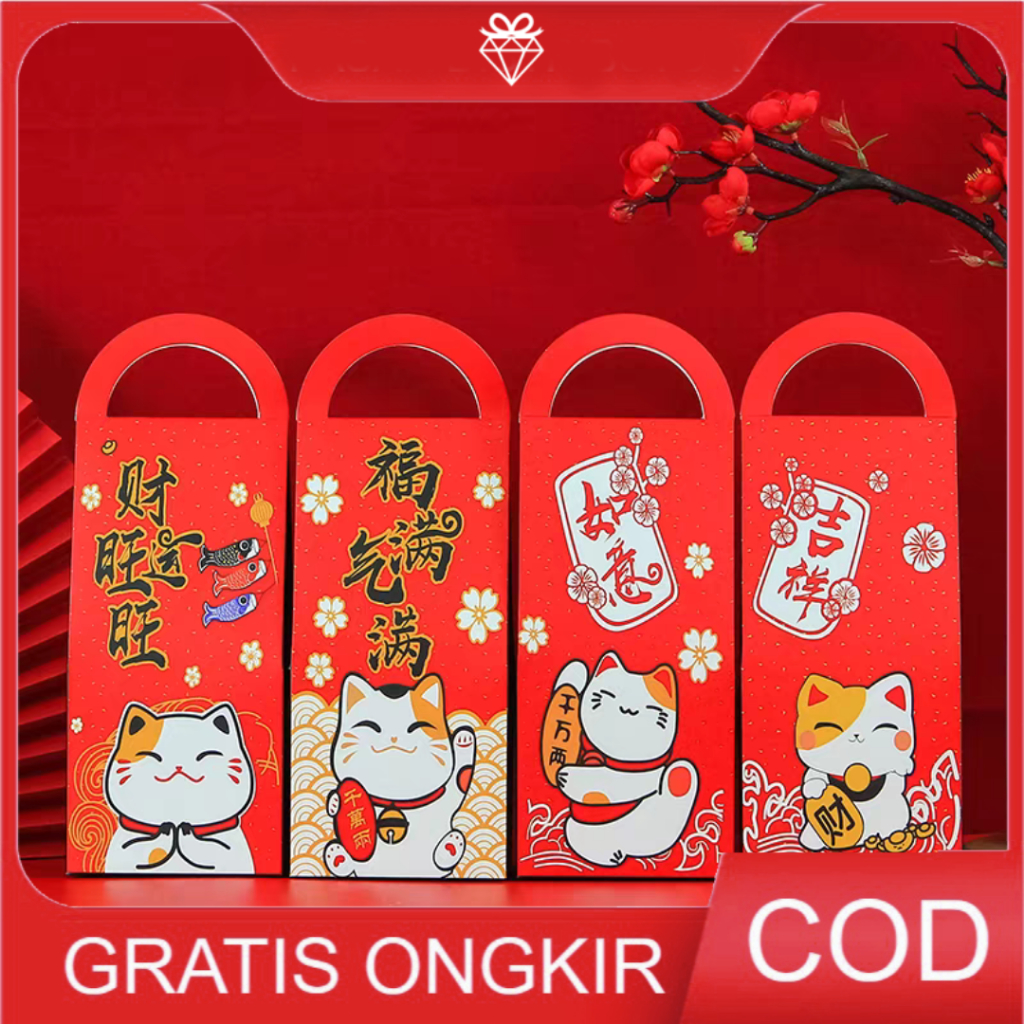 

Giftbox Luckycat - Paperbag CNY- Kotak Hampers Imlek GB236