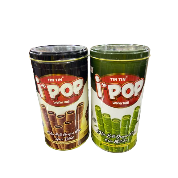 

Tin Tin i'pop Wafer Roll kemasan 330gr