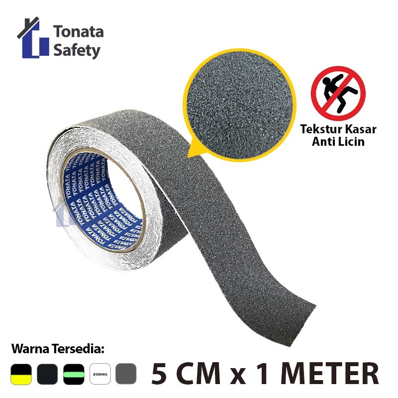 

Anti Slip Tape / Lakban Anti Licin Grey 5 cm x 1 Meter / Gray Abu Abu