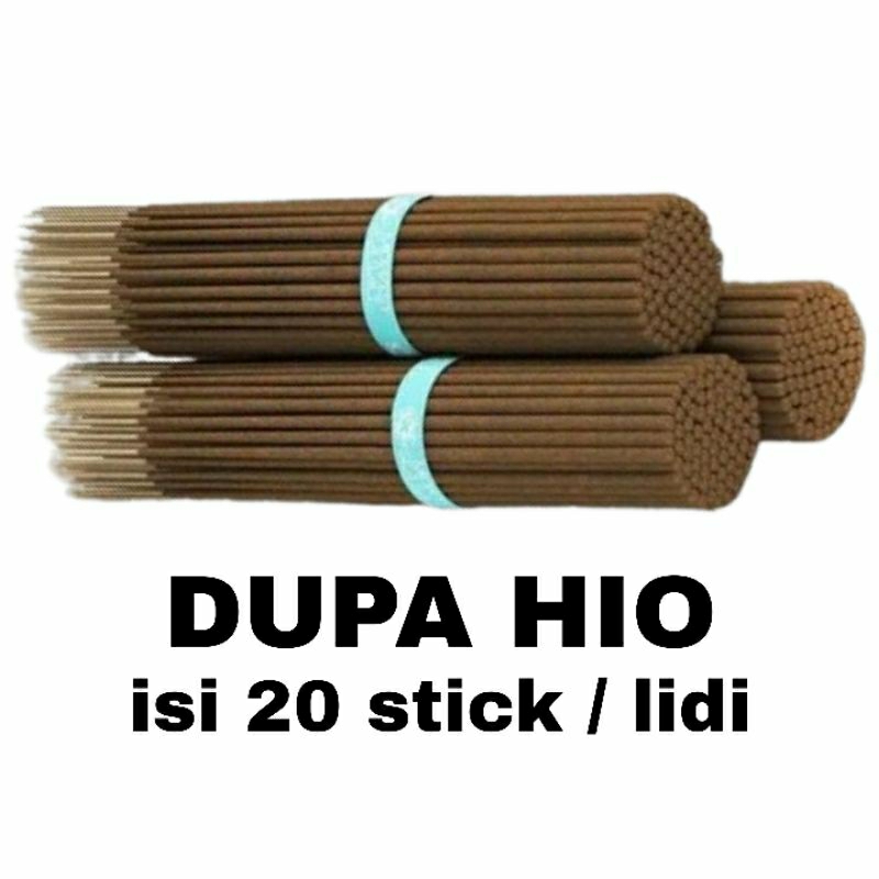 Bilu_Ciaw Dupa / Hio Panjang 25 Cm ( Isi 20 Stick ) Dupa Stick Arab Gaharu Cendana Kasturi