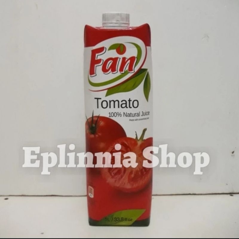 

Fan Tomato 100 % Natural Juice 1 Liter - Jus Tomat