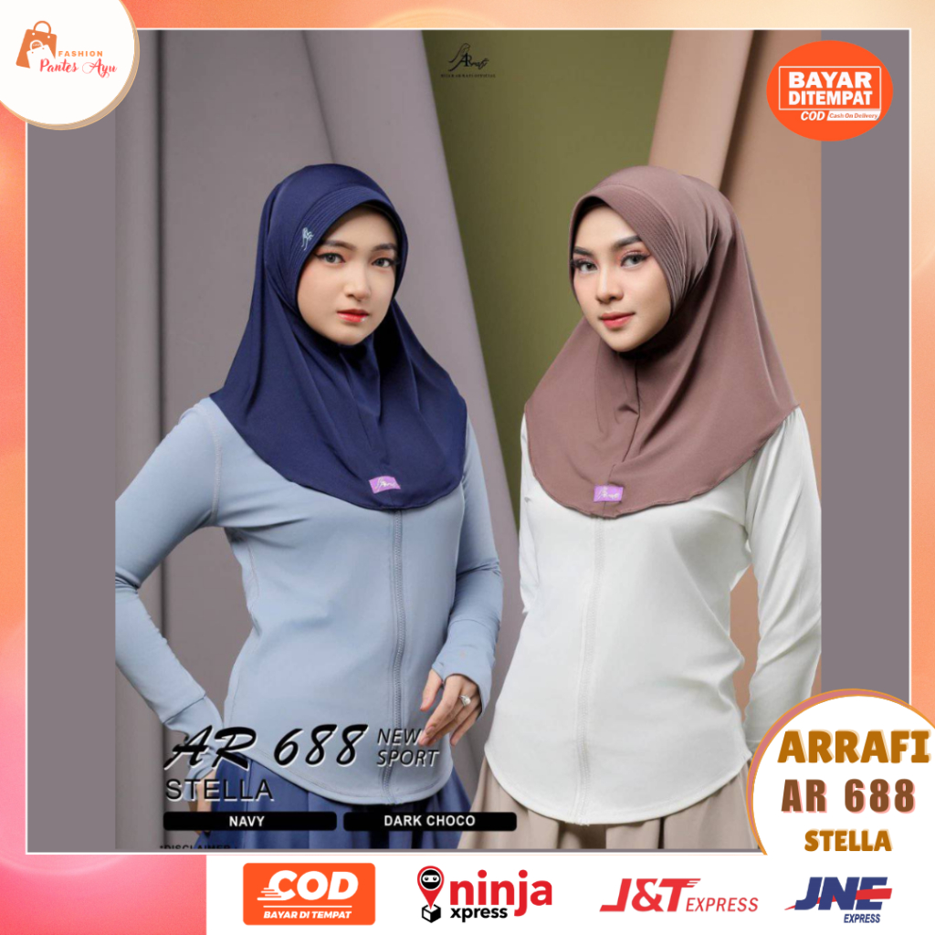 Jilbab hijab sport kerudung bergo krudung olahraga wanita dewasa jersey instan terbaru terlaris terk