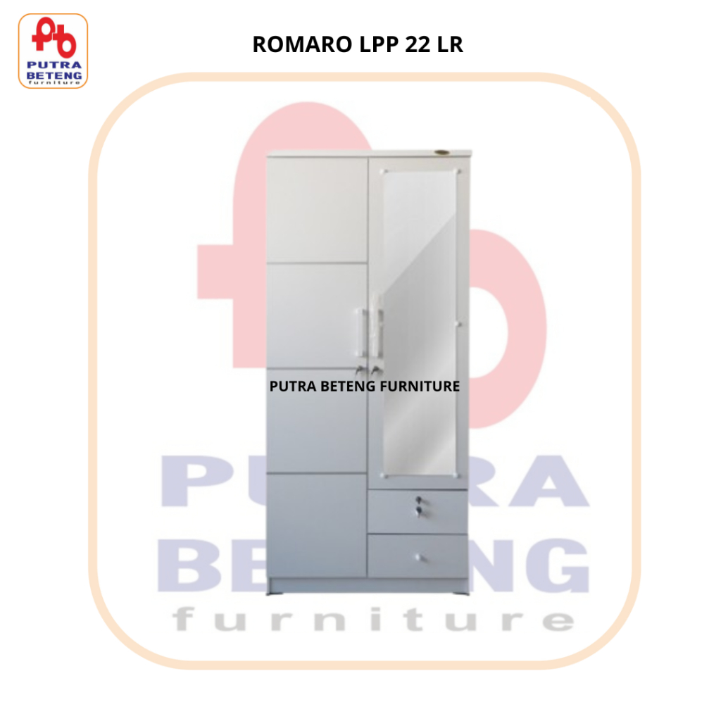 Lemari Romaro 2 Pintu LPP 22 LR