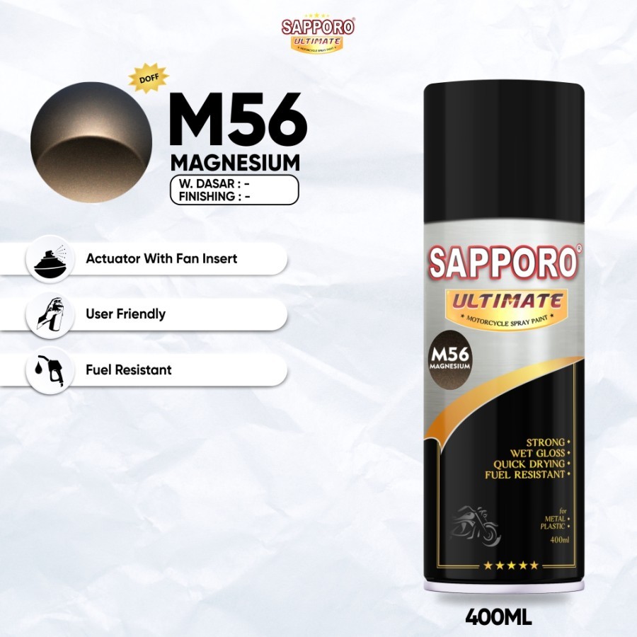 Sapporo Ultimate M56 Magnesium / Sapporo Ultimate / Cat Semprot / Cat Aerosol Terbaik / Sapporo Spra