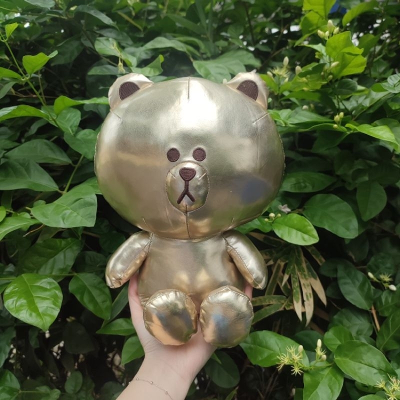 Boneka Brown Line Golden Brown Mascot Line Friends ORIGINAL