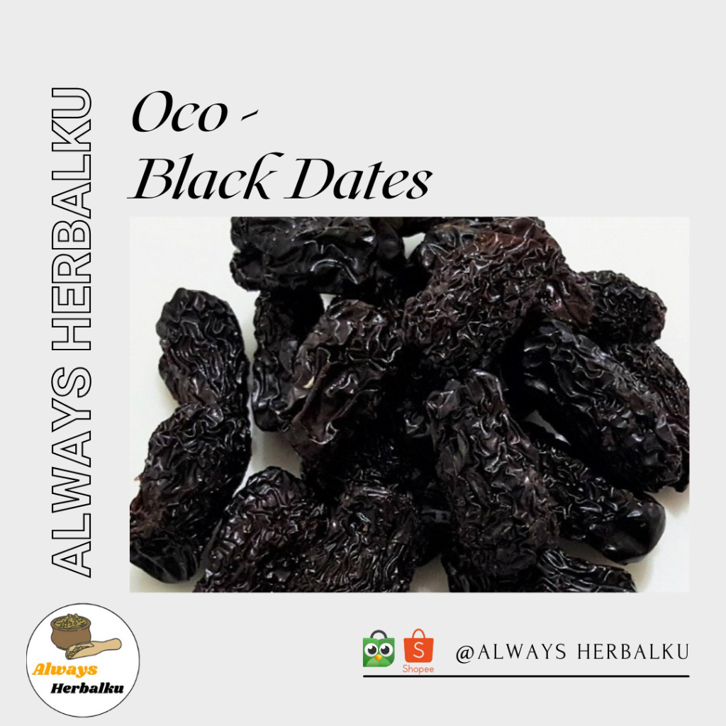

O co / Kurma hitam / Black dates / Oco (100 gram)