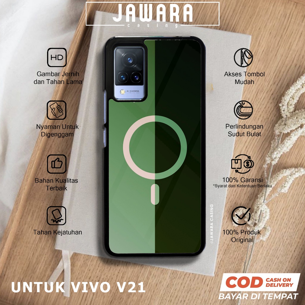 Case Vivo V21 Casing Vivo V21 [MAGS] Premium Case Glossy Case Hp Vivo Jawara Casing Hp Vivo V21 Cust