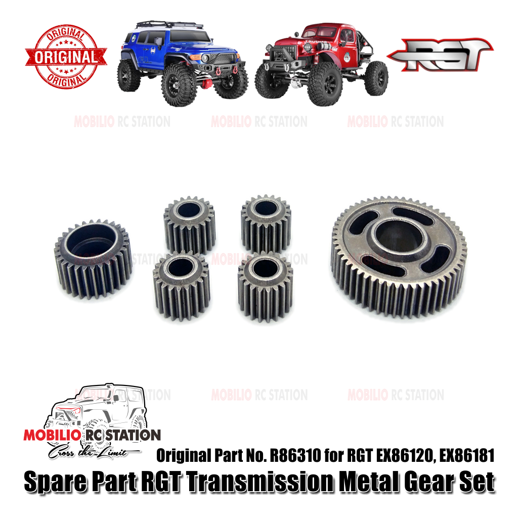 Spare Part Transmission Metal Gear Set # R86310 RC RGT EX86120 EX86181