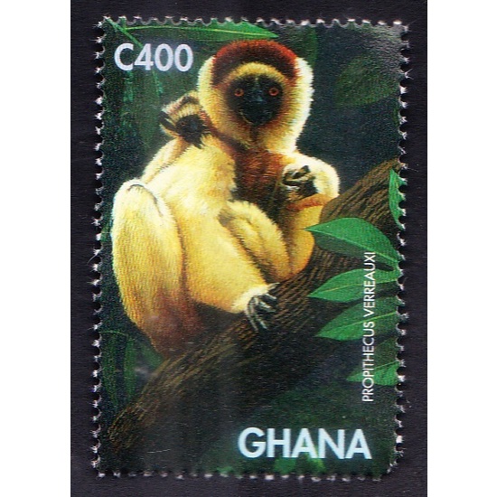 

A 11102SATU BUAH PRANGKO TEMA SATWA PROPITHECUS VERREAUXI DENGAN KONDISI MNH MINT NEVER HINGED