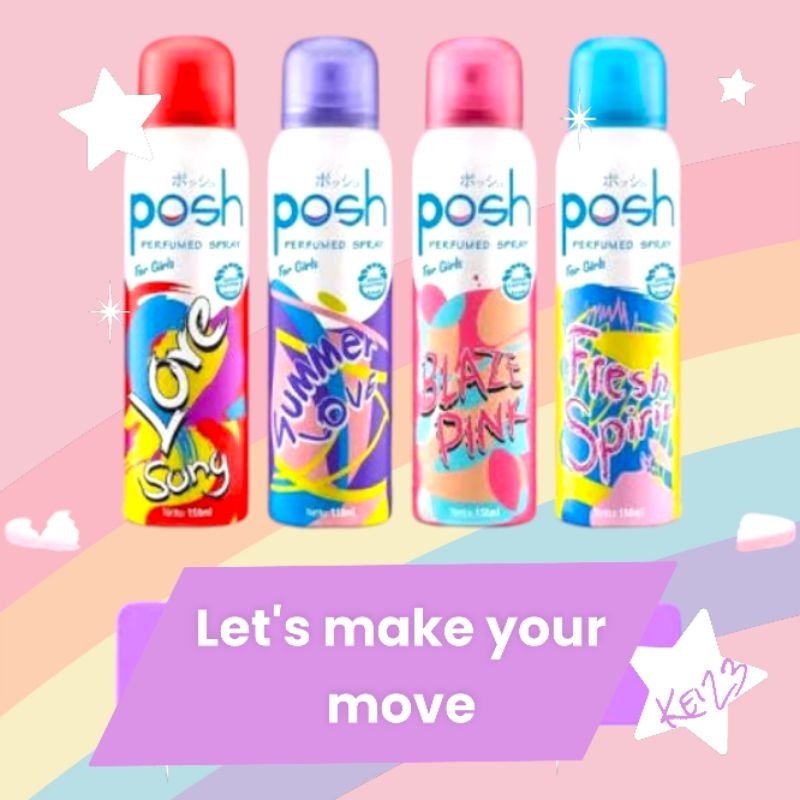 Posh Parfume Body Spray 150ml