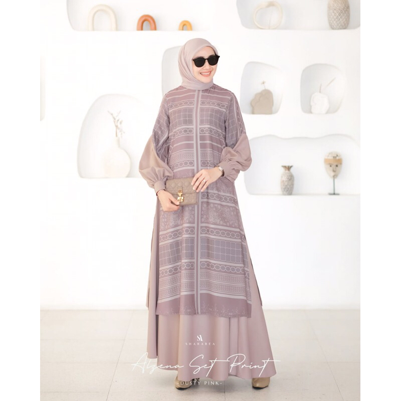 Alzena Set Print ori by Shararea