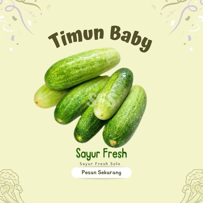 

Timun baby 250 gr - Sayur Fresh Solo
