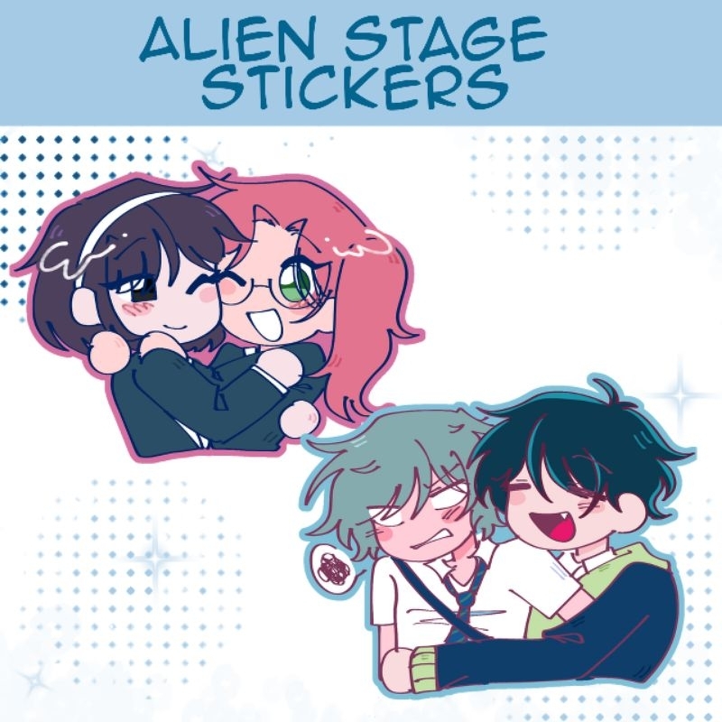 

ALNST || alien stage fanmerch stickers
