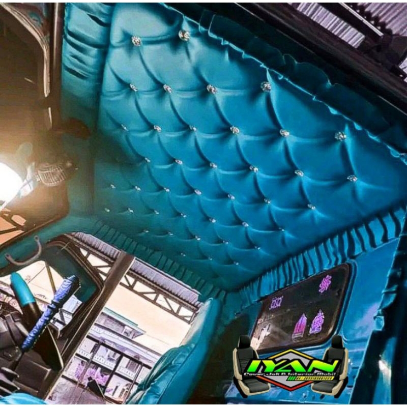 Cover Plafon / Bungkus atap variasi untuk mobil truck ( Umplung, Canter, Ragasa, Dyna, Dutro ) Model