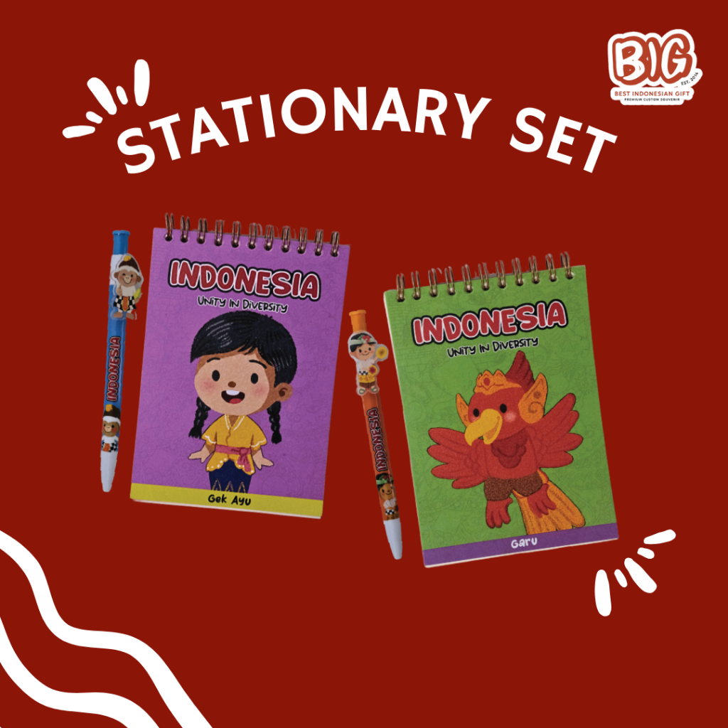 

BIG Character Stationary Set Bali Nusantara