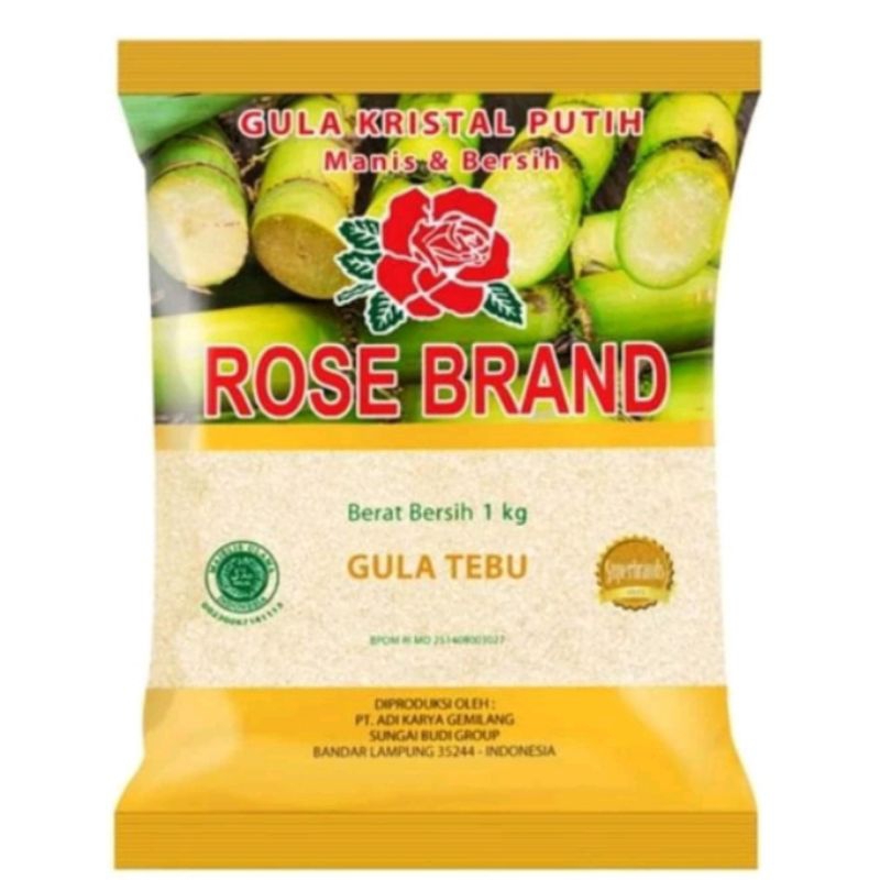 

Gula pasir rose brand kuning 1 kg