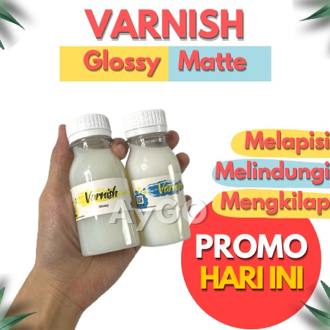 VARNISH GLOSSY  VARNISH MATTE  DOFF  GLAZE  VARNISH CLAY  Aygo Varnish