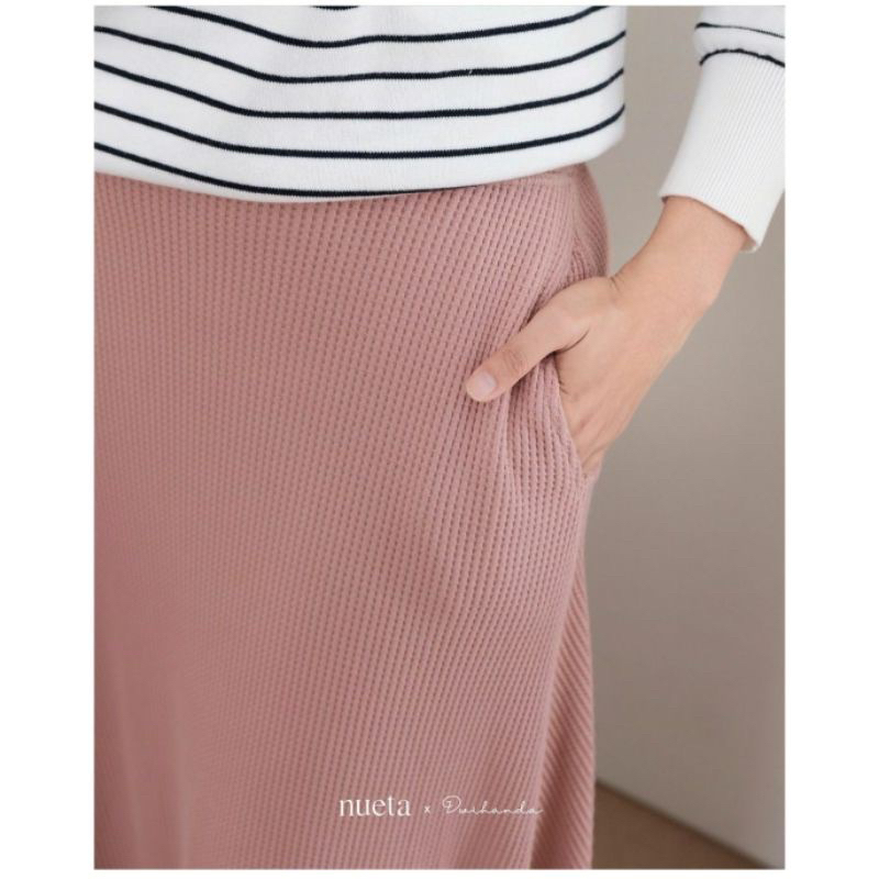 Preloved Hana Skirt nueta x Dwihanda Rose LXL Rust SM/Rok murah/preloved nueta/preloved good conditi