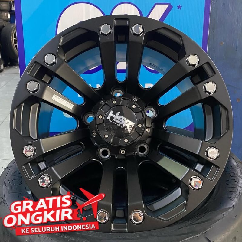 Velg Racing Hsr R16 Untuk Rush Terios Innova R16 Pcd 5x114,3 Hsr JT69