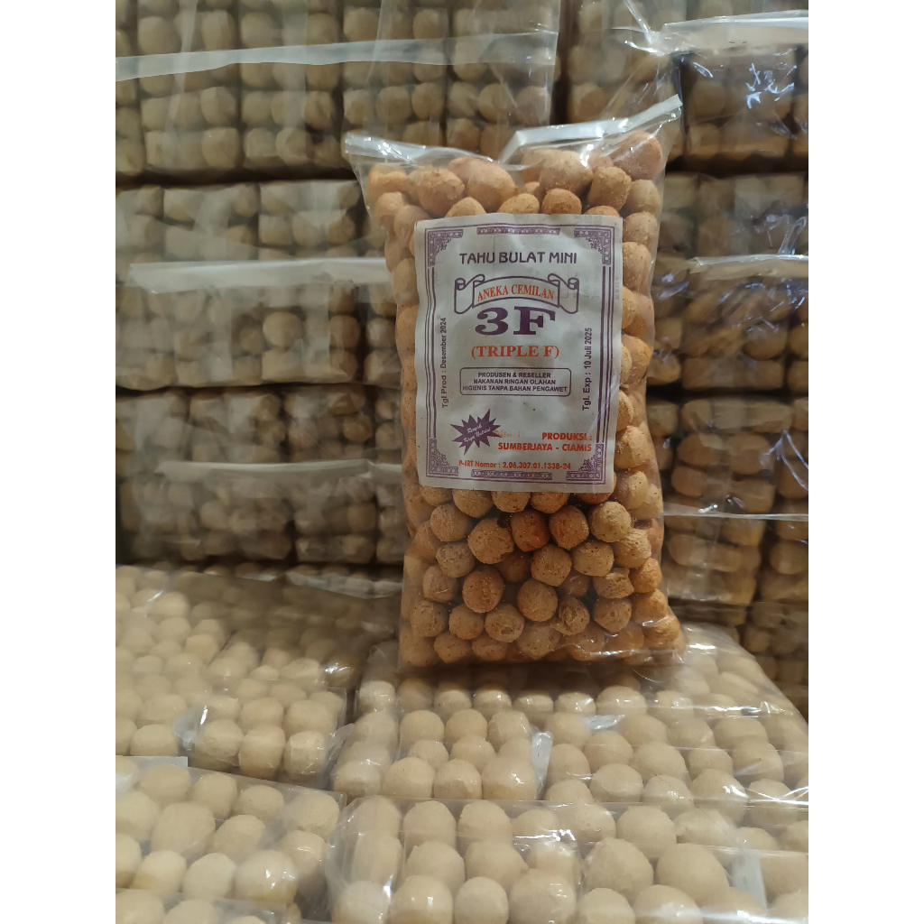 

Tahu Bulat Kering Kemasan 250gr Rasa Pedas Dan original Suburjaya