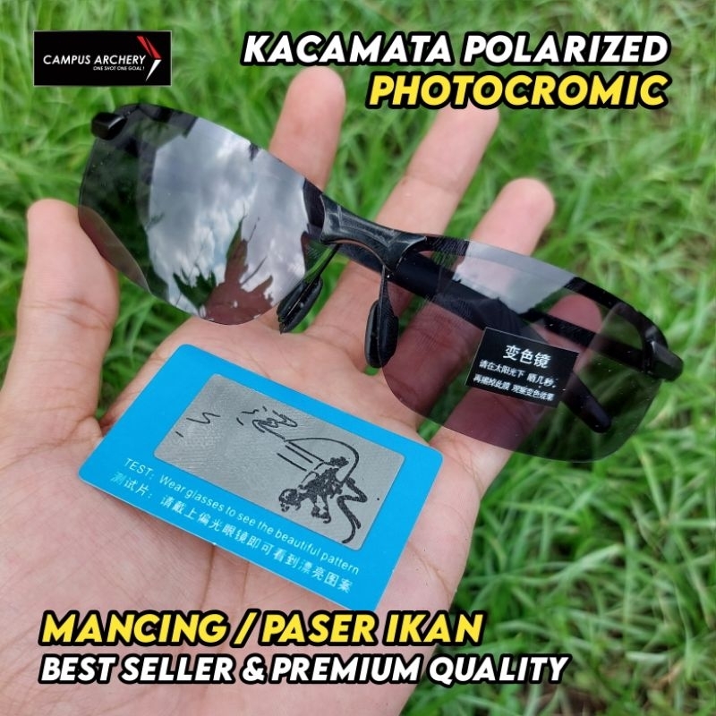 Kacamata Paser Ikan Polarized Photocromic Kacamata Memancing Ikan