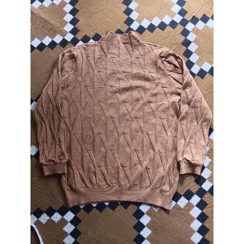 SWEATER RAJUT COKLAT WANITA