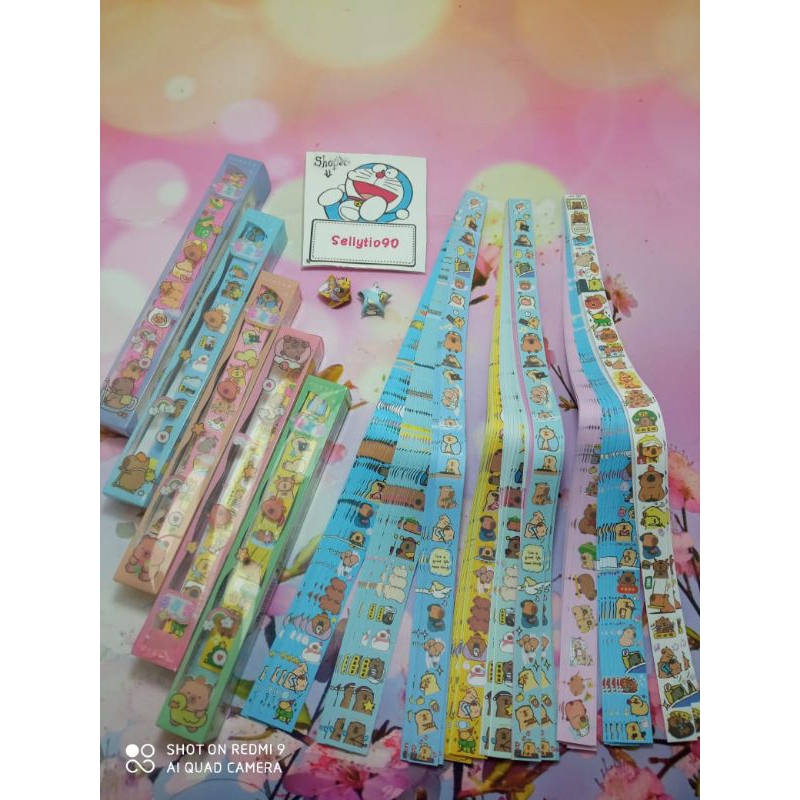 

kertas origami capybara bintang