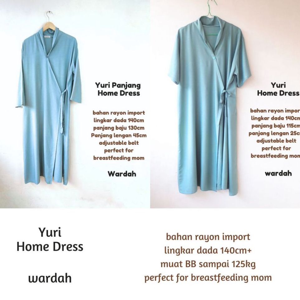 LD 14 YURI KIMONO Home Dress Kimono Daster Busui Lahiran Hospital Friendly sizeJumbo