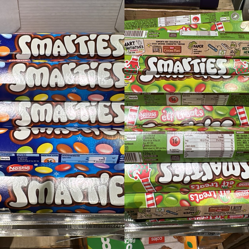 

Nestle Smarties Original & Christmas elf